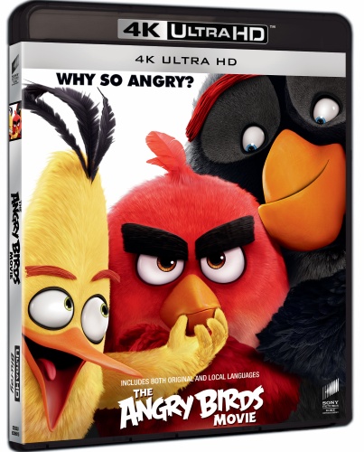 ANGRY BIRDS, LA PELÍCULA- BLU RAY + BLU RAY 3D +BLU RAY 4K + DVD - 